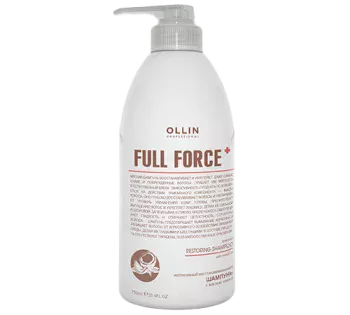 Интенсивный восстанавливающий шампунь с маслом кокоса Ollin Full Force Ollin Professional