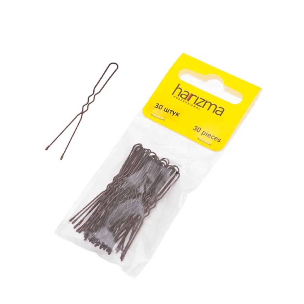 Шпильки 50 мм волна коричневые