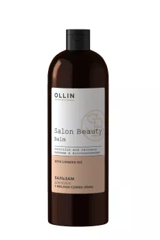 Бальзам для волос с маслом семян льна Ollin Professional