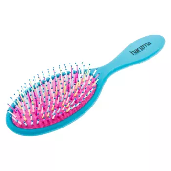 Щетка для волос Rainbow большая зелёная Harizma 1 шт