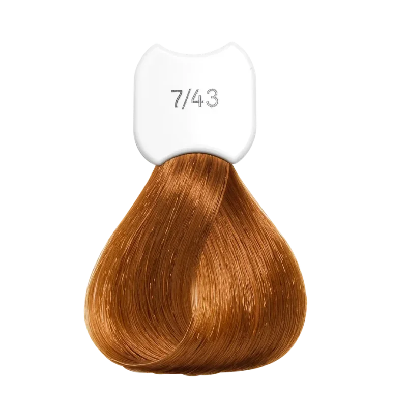 Стойкая крем-краска для волос Kydra Creme (KC00743, 7/43, Blond cuivre dore, 60 мл, Золотистые/Медные оттенки)