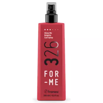 Спрей для формирования локонов For-Me 326 Shine Me Brightly Curl Spray Framesi 200 мл Спрей для формирования локонов For-Me 326 Shine Me Brightly Curl Spray Framesi 200 мл