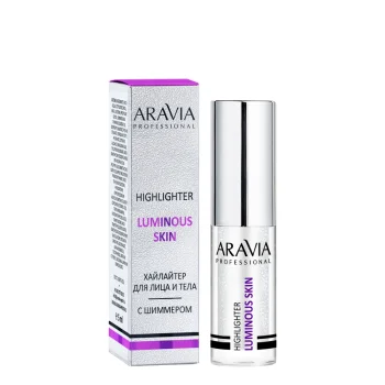 Хайлайтер с шиммером жидкий для лица и тела Luminous Skin Aravia