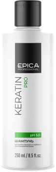 Шампунь для реконструкции и глубокого восстановления волос Keratin PRO Epica