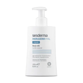 Востанавливающее молочко для тела Hidraderm Hyal Sesderma 200 мл