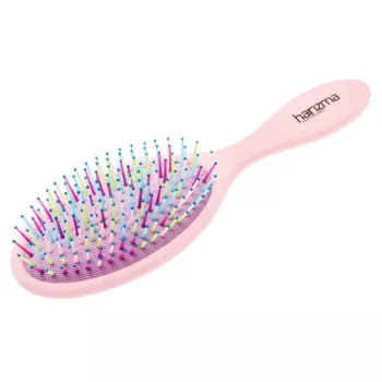 Щетка для волос Rainbow большая розовая Harizma 1 шт