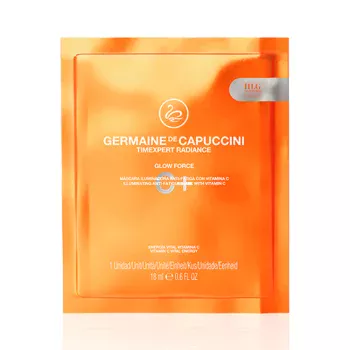 Маска против усталости с витамином С TE Radiance C+ Glow Force Illuminating Anti-Fatigue Mask With Vitamin C Germaine de Capuccini 10*18 мл