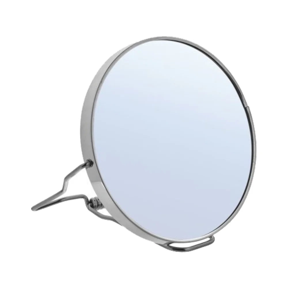 Зеркало двустороннее в металлической оправе