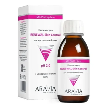 Гель-пилинг для чувствительной кожи Renewal–Skin Control Aravia 100 мл