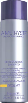 Шампунь для жирной кожи головы Amethyste Regulate Sebo Controll Shampoo FarmaVita