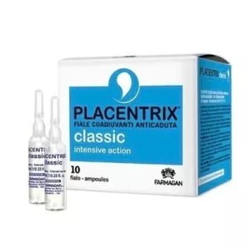 Лосьон против выпадения интенсивного действия в ампулах Placentrix Classic Farmagan 10*10 мл