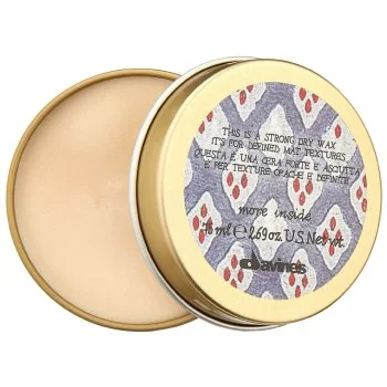 Сухой воск More Inside для текстурных матовых акцент Strong Dry Wax Davines 75 мл