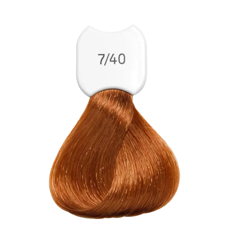 Стойкая крем-краска для волос Kydra Creme (KC00740, 7/40, Blond cuivre eclat, 60 мл, Каштановые/Махагоновые/Красные/Рубиновые оттенки)