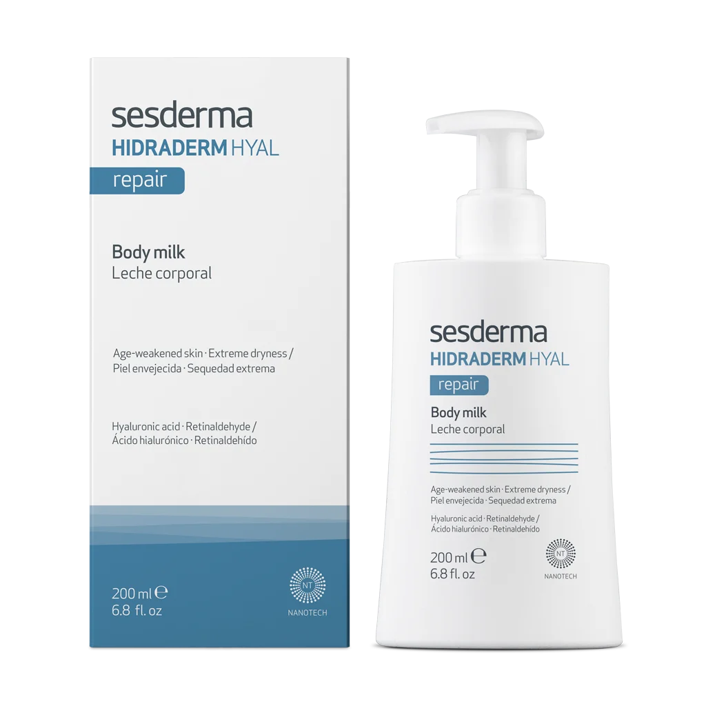 Востанавливающее молочко для тела Hidraderm Hyal