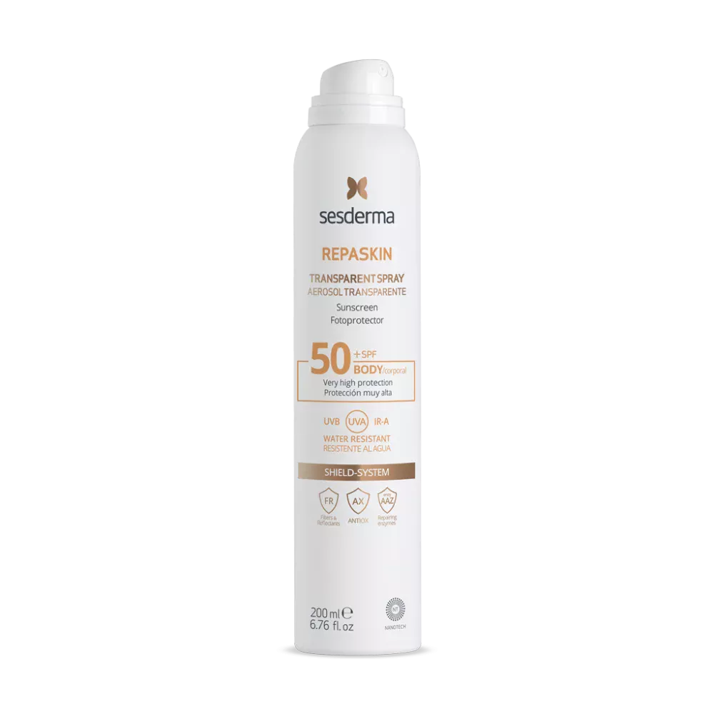 Спрей солнцезащитный прозрачный для тела Repaskin Silk SPF 50
