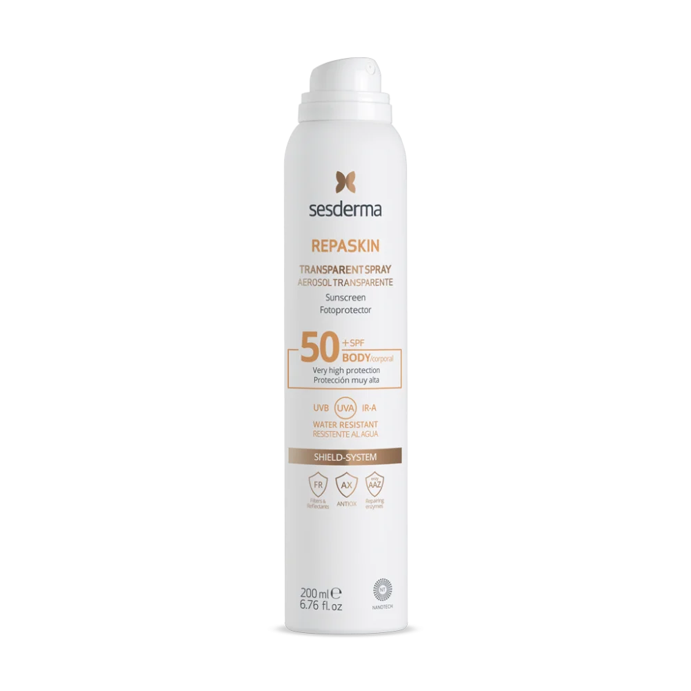 Спрей солнцезащитный прозрачный для тела Repaskin Silk SPF 50