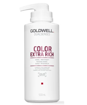 Интенсивный уход за 60 секунд для блеска окрашенных волос Color Extra Rich 60sec Treatment Goldwell