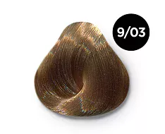 Перманентная крем-краска для волос Ollin Color (770778, 9/03, блондин прозрачно-золотистый, 100 мл, Блондин)
