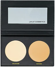 Палитра для контуринга лица Countour (2381R27, N.1, теплый тон, MEDIUM WARM, 2*10 г)