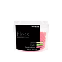 Полимерный воск в гранулах с ароматом Бабл Гам Flex Kapous