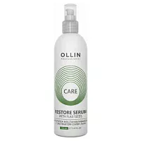 Восстанавливающая сыворотка с экстрактом семян льна Restore Serum with Flax Seeds Ollin Professional
