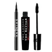 Набор из удлиняющей туши и подводки-фломастера Layla Cosmetics