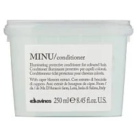 Защитный кондиционер для сохранения косметического цвета волос Minu Conditioner Davines