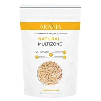 Универсальный полимерный воск для депиляции Natural Multizone Aravia