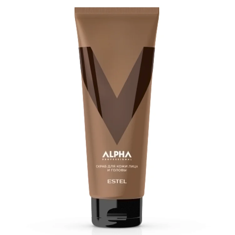 Скраб для кожи лица и головы Alpha Pro