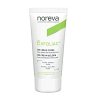 BB крем для лица, золотистый тон Exfoliac Cream Golden Noreva