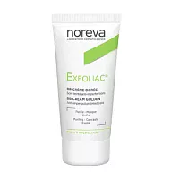 BB крем для лица, золотистый тон Exfoliac Cream Golden Noreva