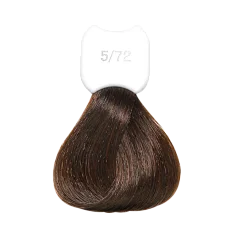 Стойкая крем-краска для волос Kydra Creme (KC00572, 5/72, Chatain clair marron irise, 60 мл, Каштановые/Махагоновые/Красные/Рубиновые оттенки)