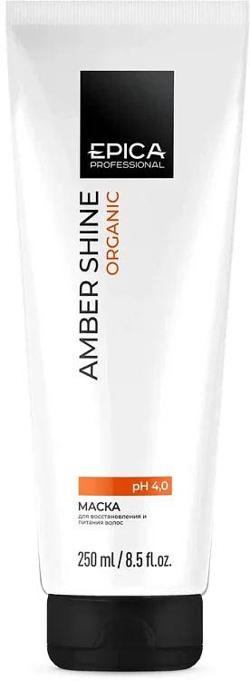 Маска для восстановления и питания волос Amber Shine Organic