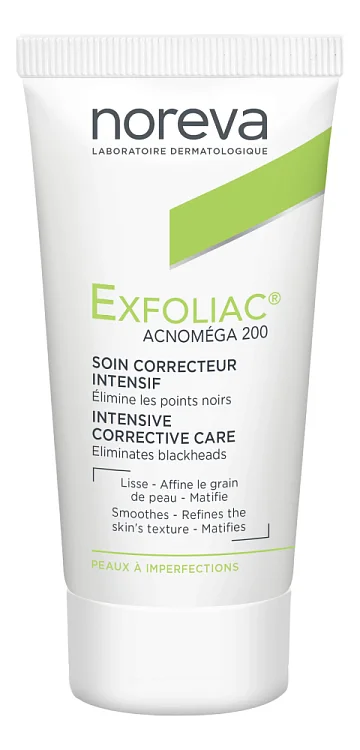 Интенсивный корректирующий крем Exfoliac Acnomega 200