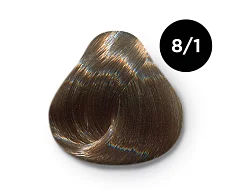 Перманентная крем-краска для волос Ollin Color (770662, 8/1, светло-русый пепельный, 100 мл, Русый)