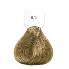 Стойкая крем-краска для волос Kydra Creme (KC00083, 8/3, Blond clair dore, 60 мл, Золотистые/Медные оттенки)