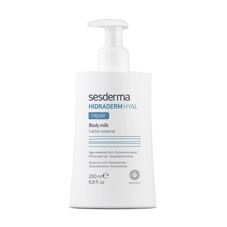 Востанавливающее молочко для тела Hidraderm Hyal