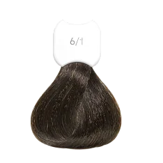 Стойкая крем-краска для волос Kydra Creme (KC00061, 6/1, Blond fonce cendre, 60 мл, Натуральные/Опаловые/Пепельные оттенки)