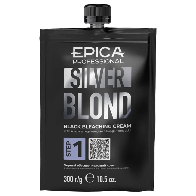 Черный обесцвечивающий крем Silver Blond