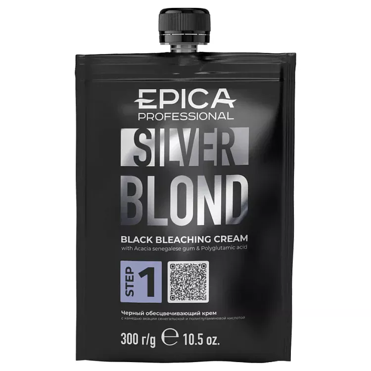 Черный обесцвечивающий крем Silver Blond