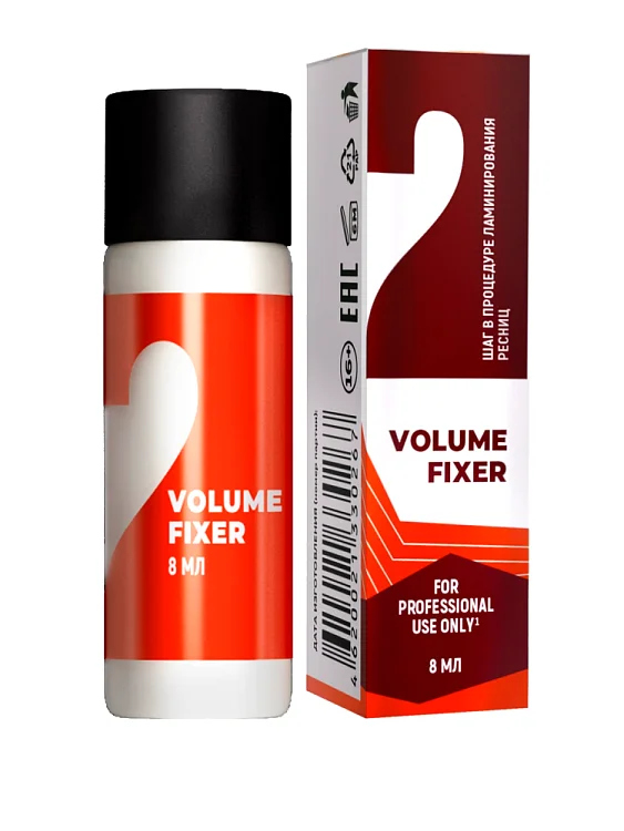 Состав №2 для ламинирования ресниц и бровей Volume Fixer