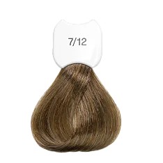 Стойкая крем-краска для волос Kydra Creme (KC00712, 7/12, Blond cendre irise, 60 мл, Натуральные/Опаловые/Пепельные оттенки)