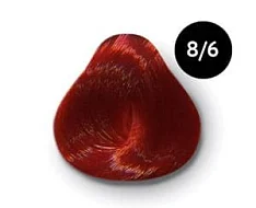 Перманентная крем-краска для волос Ollin Color (770723, 8/6, светло-русый красный, 100 мл, Русый)