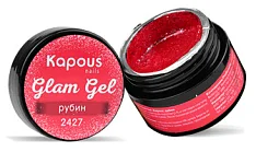 Гель-краска для ногтей Glam Gel (2427, 2427, рубин, 5 мл)