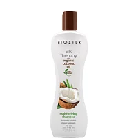 Увлажняющий шампунь с кокосовым маслом Organic Coconut Oil Moisturizing Shampoo Biosilk