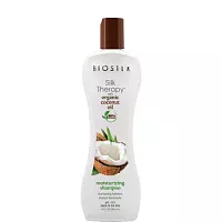 Увлажняющий шампунь с кокосовым маслом Organic Coconut Oil Moisturizing Shampoo Biosilk