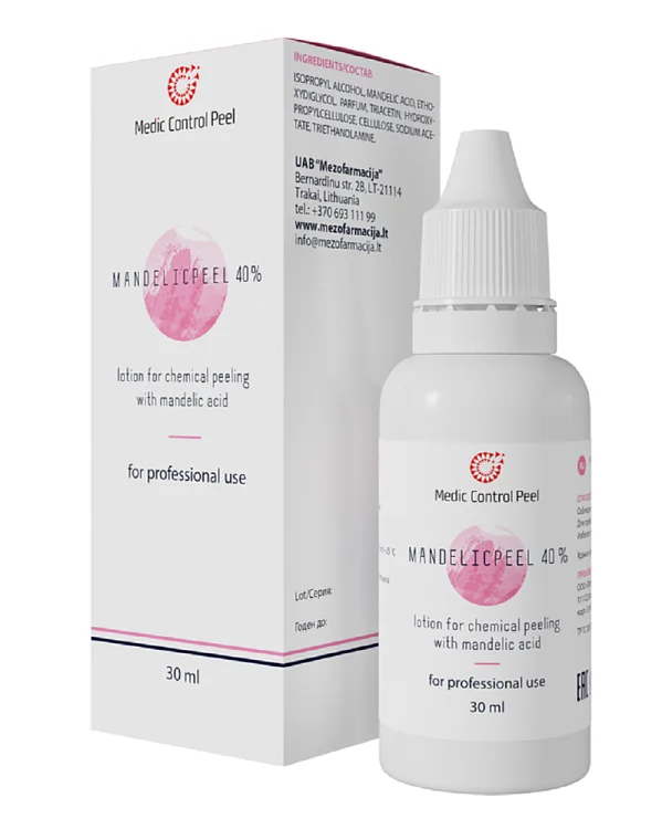 Лосьон-гель для поверхностного химического пилинга Mandelicpeel 40%