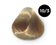 Перманентная крем-краска для волос Ollin Color (770945, 10/3, светлый блондин золотистый, 100 мл, Блондин)