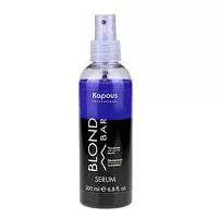 Двухфазная сыворотка для волос с антижелтым эффектом Professional (200 мл) Kapous