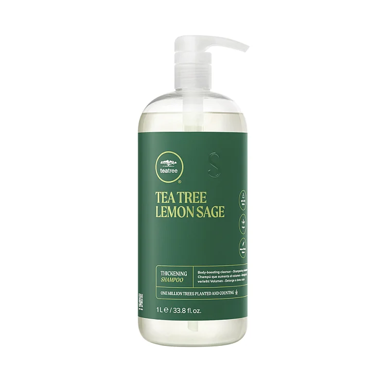 Шампунь для объема для нормальных и тонких волос Lemon Sage Thickening Shampoo (1000 мл)